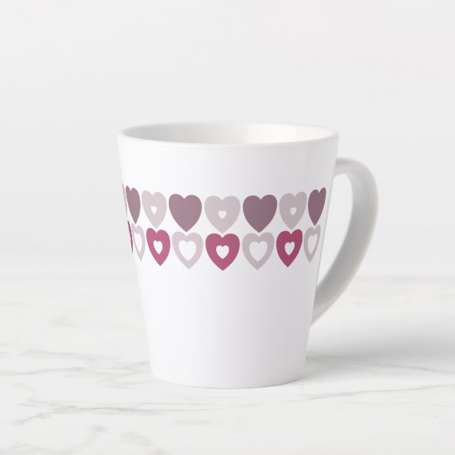 Mug à courtepointe amoureuse (Angle droit)