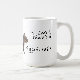 Mug A.D.D. Oh le regard il y a un écureuil