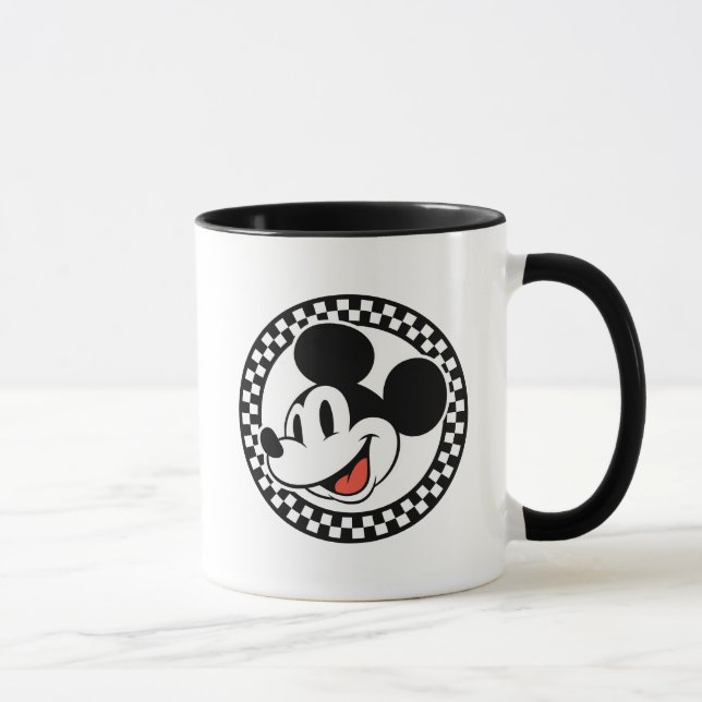 Mug À damiers classique Retro Mickey (Droite)