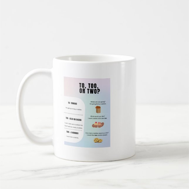 Mug À deux grammaires (Gauche)