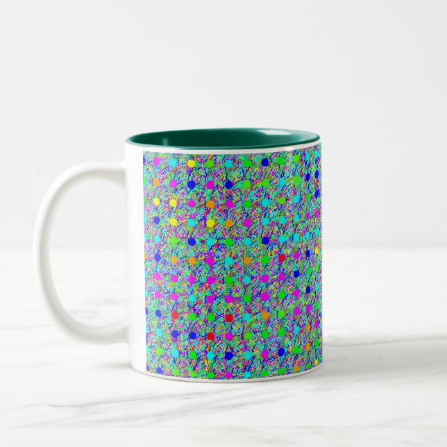Mug à deux tons, 11 oz (Gauche)