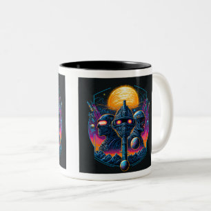 Mug à deux tons, 11 oz