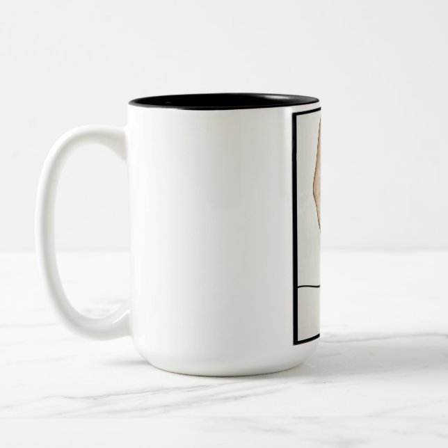 Mug à deux tons, 15 oz (Gauche)