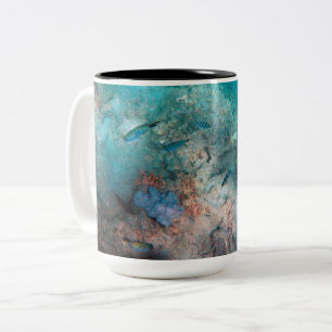 Mug à deux tons, 15 oz