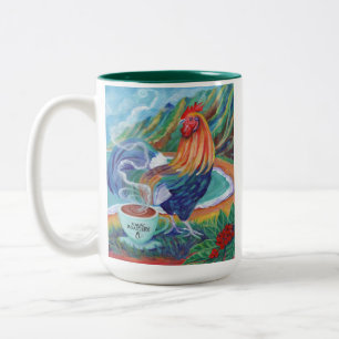 Mug à deux tons, 15 oz