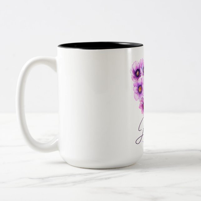 Mug à deux tons, 15 oz (Gauche)