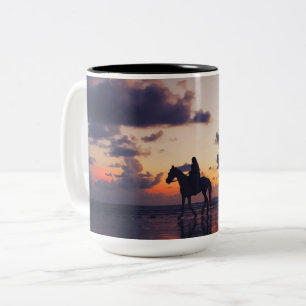 Mug à deux tons, 15 oz
