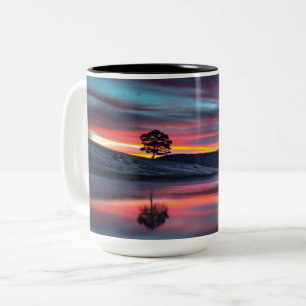 Mug à deux tons, 15 oz