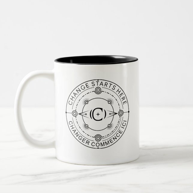 Mug à deux tons, 325 ml (Gauche)
