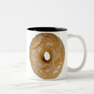 Mug à deux tons avec beignets