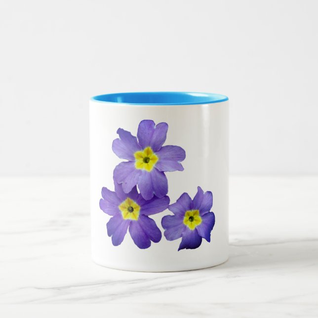 Mug à deux tons de fleurs de printemps (Centre)