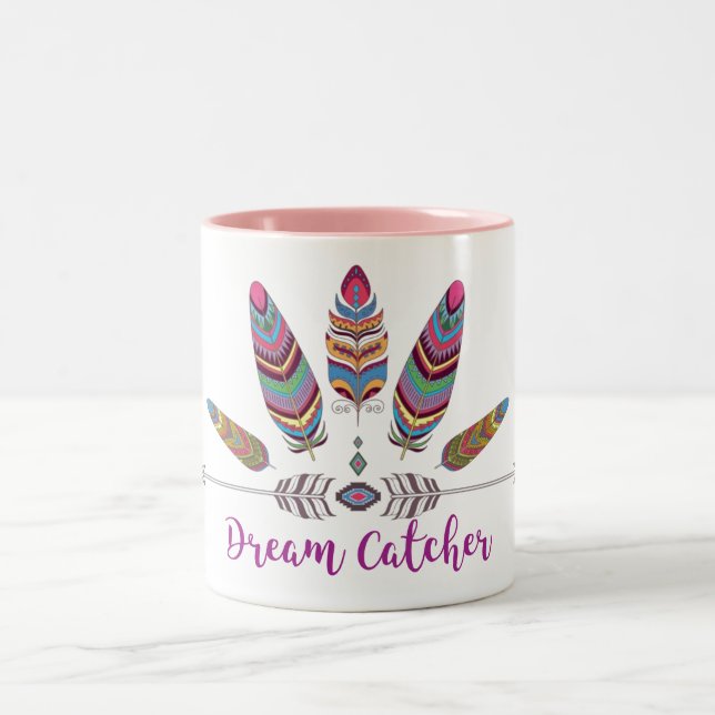 Mug à deux tons noir 11 oz (Centre)