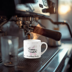 Mug à espresso Pâques personnalisé et joyeux