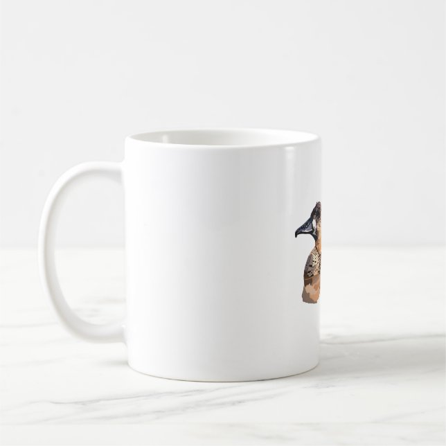 Mug A est pour le canard blanc africain (Gauche)