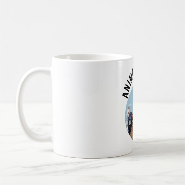 Mug A est pour le gardien d'animaux (Gauche)