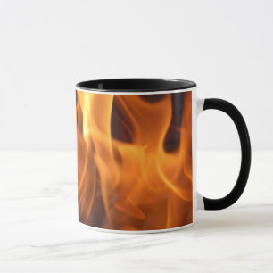 Mug à flammes