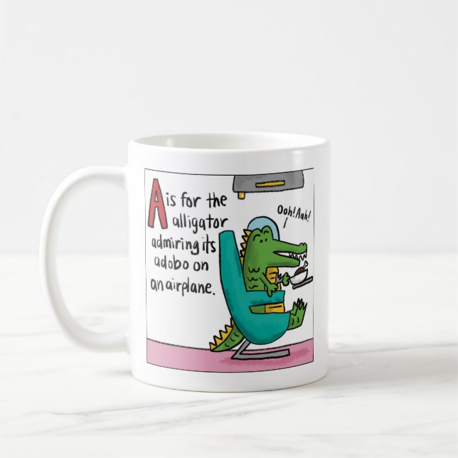 Mug A is for Alligator Adobo T-Shirt (Gauche)