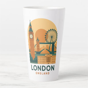 Mug à latte de voyage à Londres en Angleterre - Ré