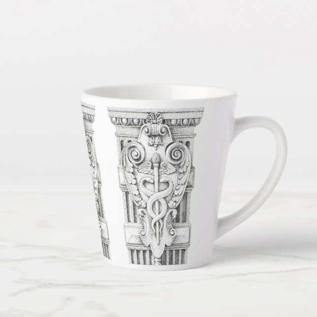Mug à latte effilé CADUCEUS (Droite)