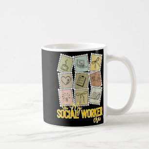 Mug À l'ère des travailleurs sociaux vintage social ho