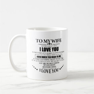 Mug À ma femme, je t'aime