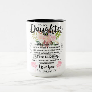 Mug À Ma Fille, Je T'Aime Tant Ma Fille