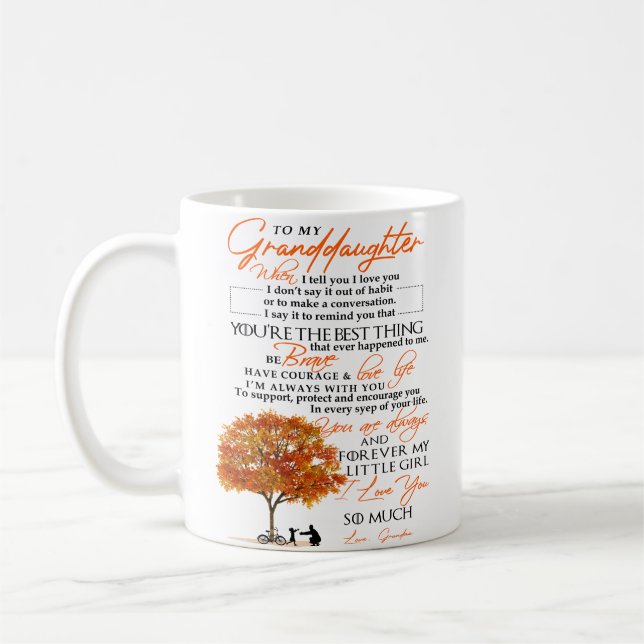 Mug À ma petite-fille (Gauche)