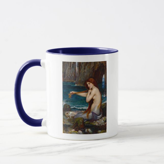 Mug A Mermaid, c. 1900 by John Waterhouse (Gauche)