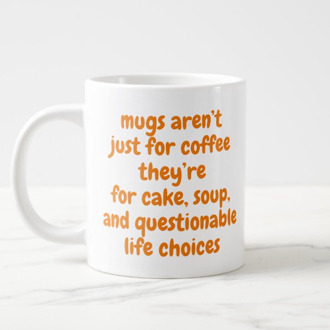 Mug à micro-ondes (gâteau de citation amusant dans (Gauche)