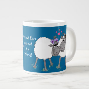 Mug à mouton sot romantique pour personnaliser