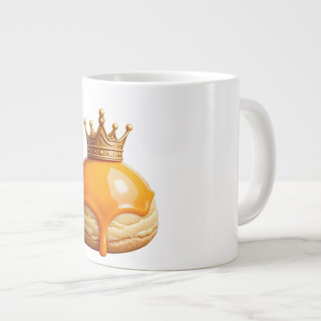 Mug à pâtisserie Couronne Royale | Cadeau de pâtis (Devant droit)