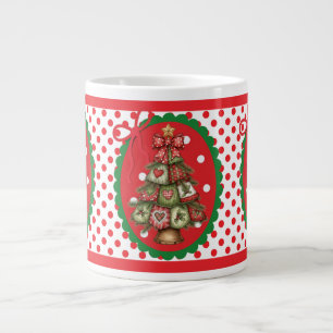 Mug à pois rouges