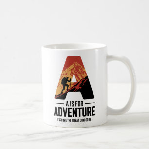 Mug A pour l'aventure Randonnée Mountain Design