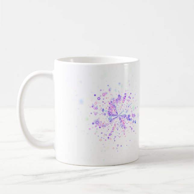 Mug  A Simple Elegant Floral Vine Pattern (Gauche)