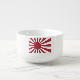 Mug À Soupe Drapeau du soleil levant impérial du Japon, Edo à 