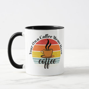 Mug à texte personnalisé Mème - Tasse de café drôl