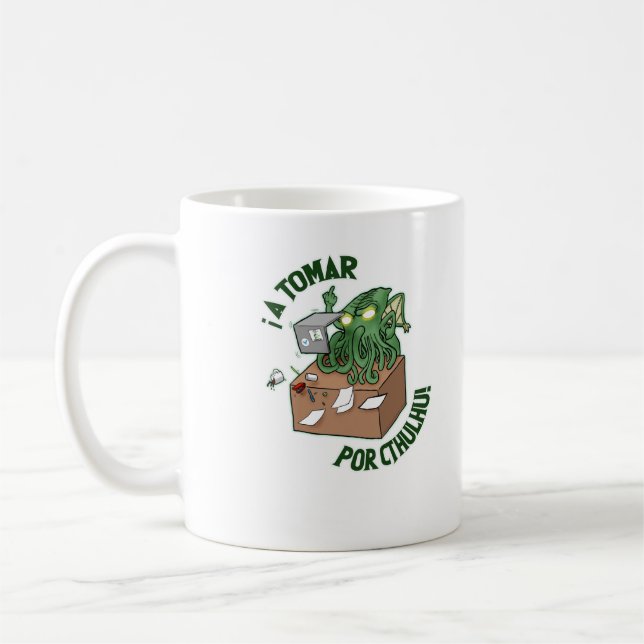 Mug ¡A tomar por Cthulhu! (Gauche)