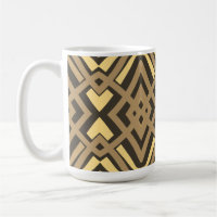 Mug, A vibrant multicolor geometric pattern design