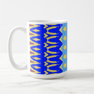 Mug, A vibrant multicolor seamless pattern design Coffee Mug