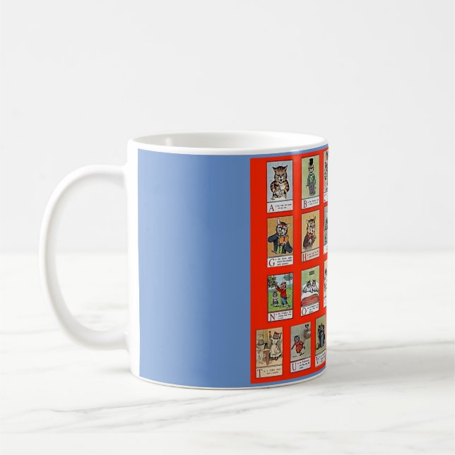 Mug ABC Cats par Louis Wain (Gauche)