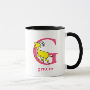 Mug ABC du Dr Seuss : Lettre G - Rose   Ajouter Votre 