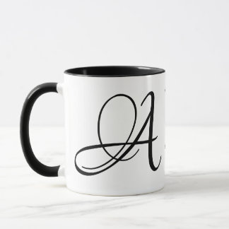 Mug ABC Sips, Alphabets Mug, Latte Lettre