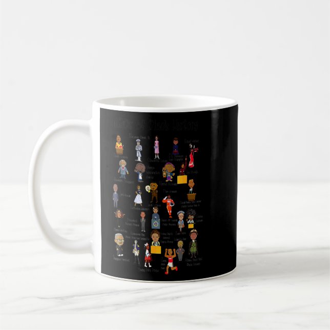 Mug Abcs De L'Histoire Noire Mois Fierté Junénième Tea (Gauche)
