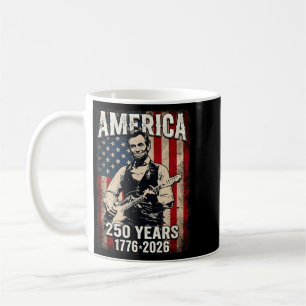Mug Abe Lincoln vintage 16e président jouant de la gui