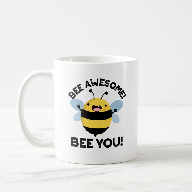 Mug Abeille Awesome Abeille Vous Pun Insecte Positif (Gauche)