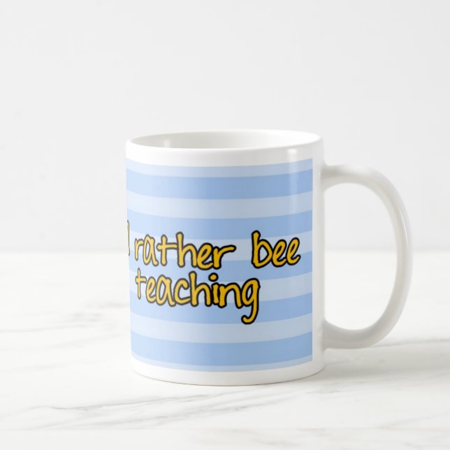 Mug abeille de travailleur - professeur (Droite)
