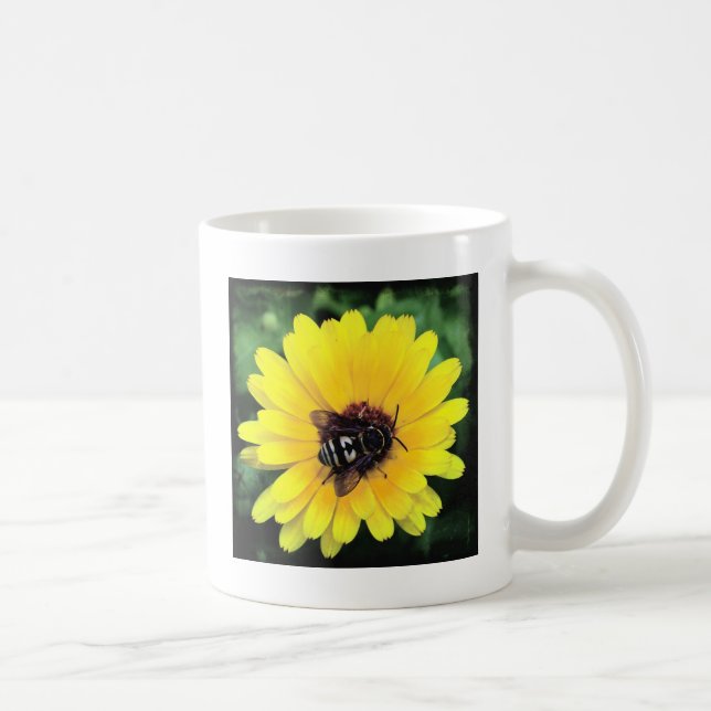 Mug Abeille et Fleur Jaune (Droite)