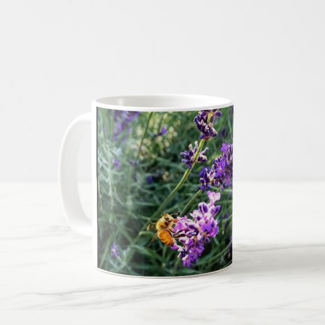 Mug Abeille et lavande (Devant gauche)