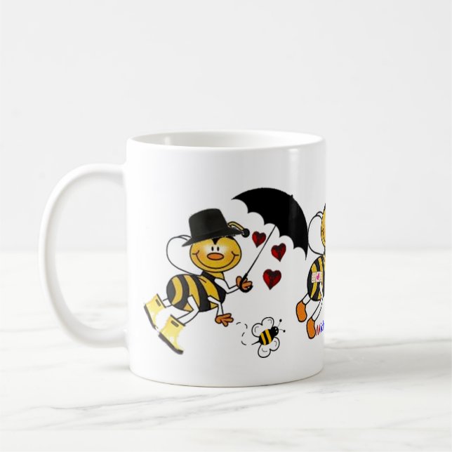 Mug Abeille rêveuse (Gauche)