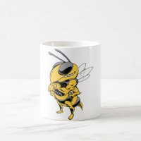 Abeille superbe fâchée